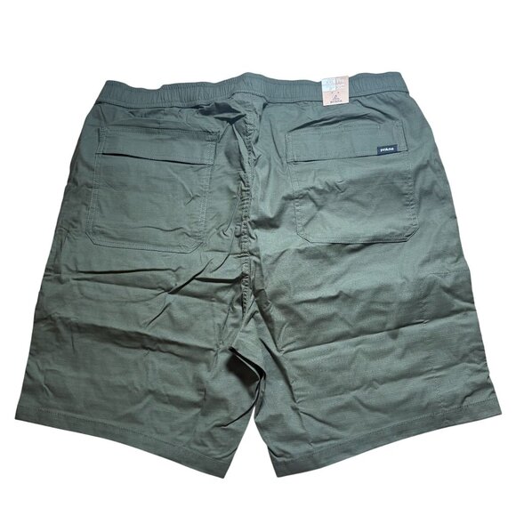 Prana Double Peak E-Waist Standard Fit Short Men's Size XXL Cargo Green NWT! - Picture 8 of 9
